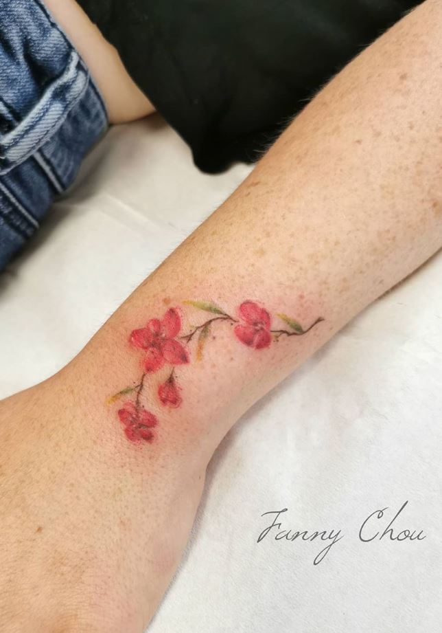 Cute Flower Tattoo