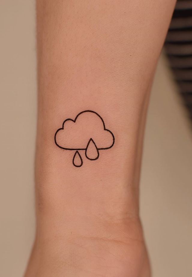Small Cloud Tattoo