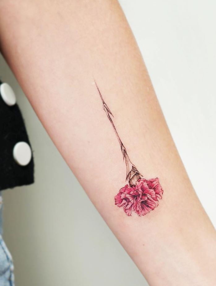 Cute Flower Tattoo