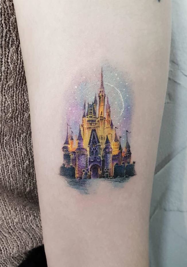 Disney Castle Tattoo