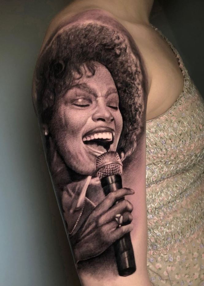 Whitney Houston Tattoo