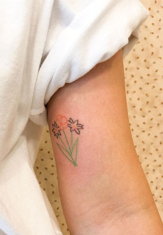 Small Flower Tattoo