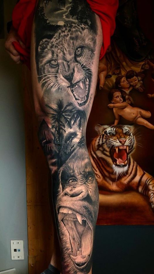 Wild Animals Tattoo