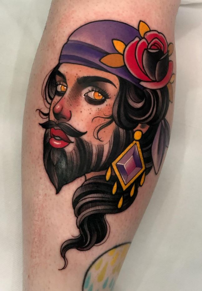 Bearded Lady Tattoo