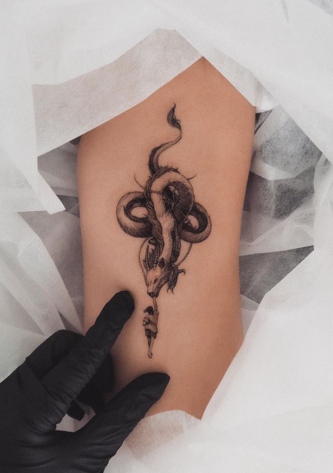 Awesome Dragon Tattoo